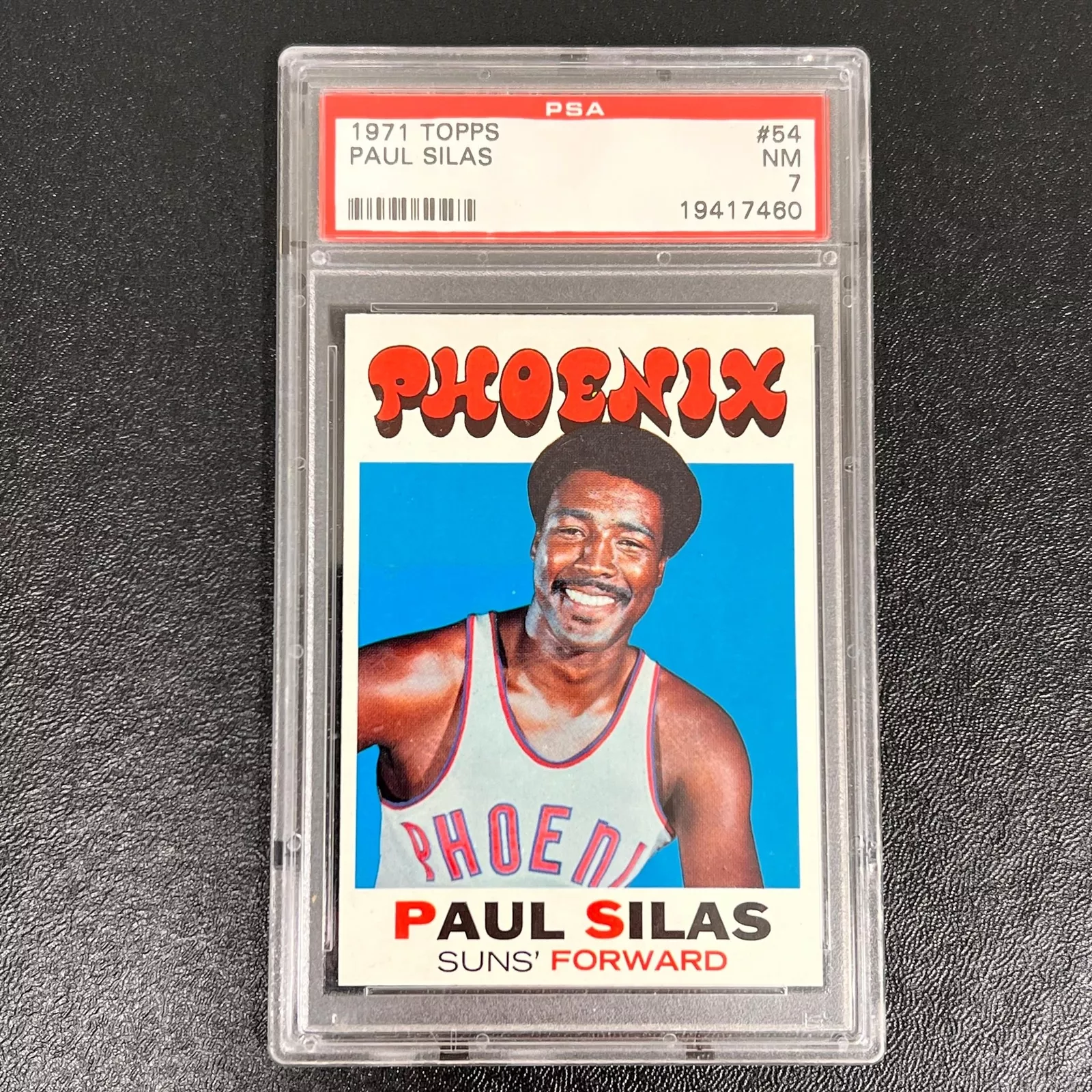 1971 TOPPS #54 PAUL SILAS CARD PSA 7 PHOENIX SUNS COLLECTIBLE MEMORABILIA