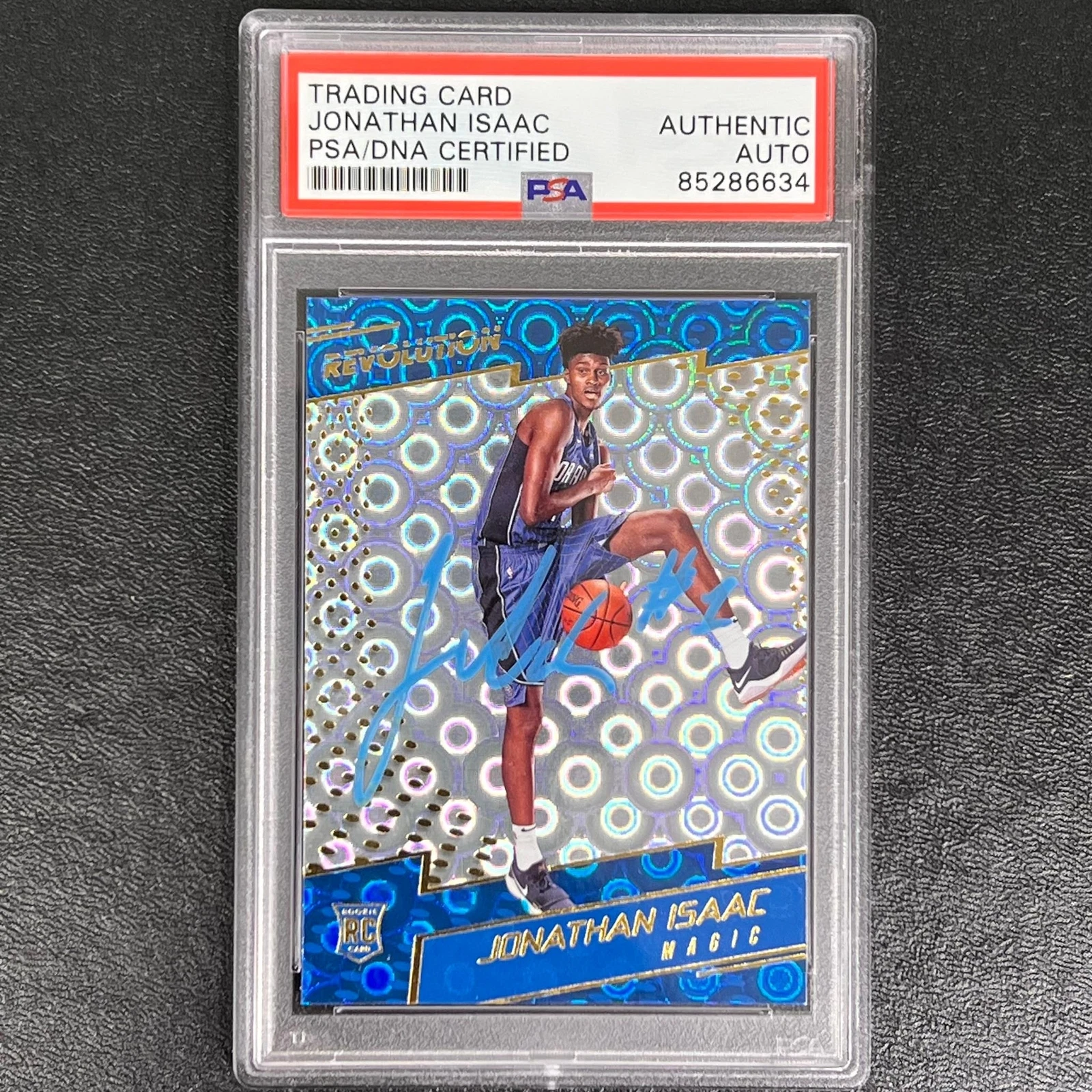 2017-18 Panini Revolution #103 Jonathan Isaac Signed Card AUTO PSA Slabbed RC Ma