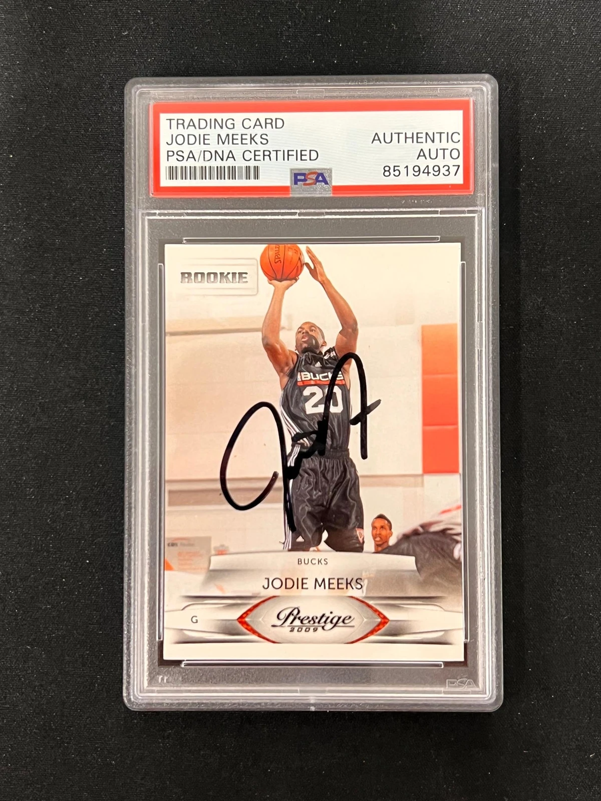 2008-09 Panini Prestige Rookie #189 Jodie Meeks Signed Card AUTO PSA Slabbed RC