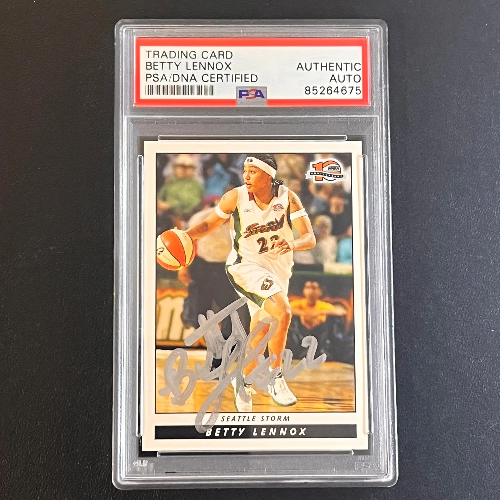 2006-07 WNBA Trading Cards #43 Betty Lennox Signed Card AUTO PSA/DNA Slabbed Sto
