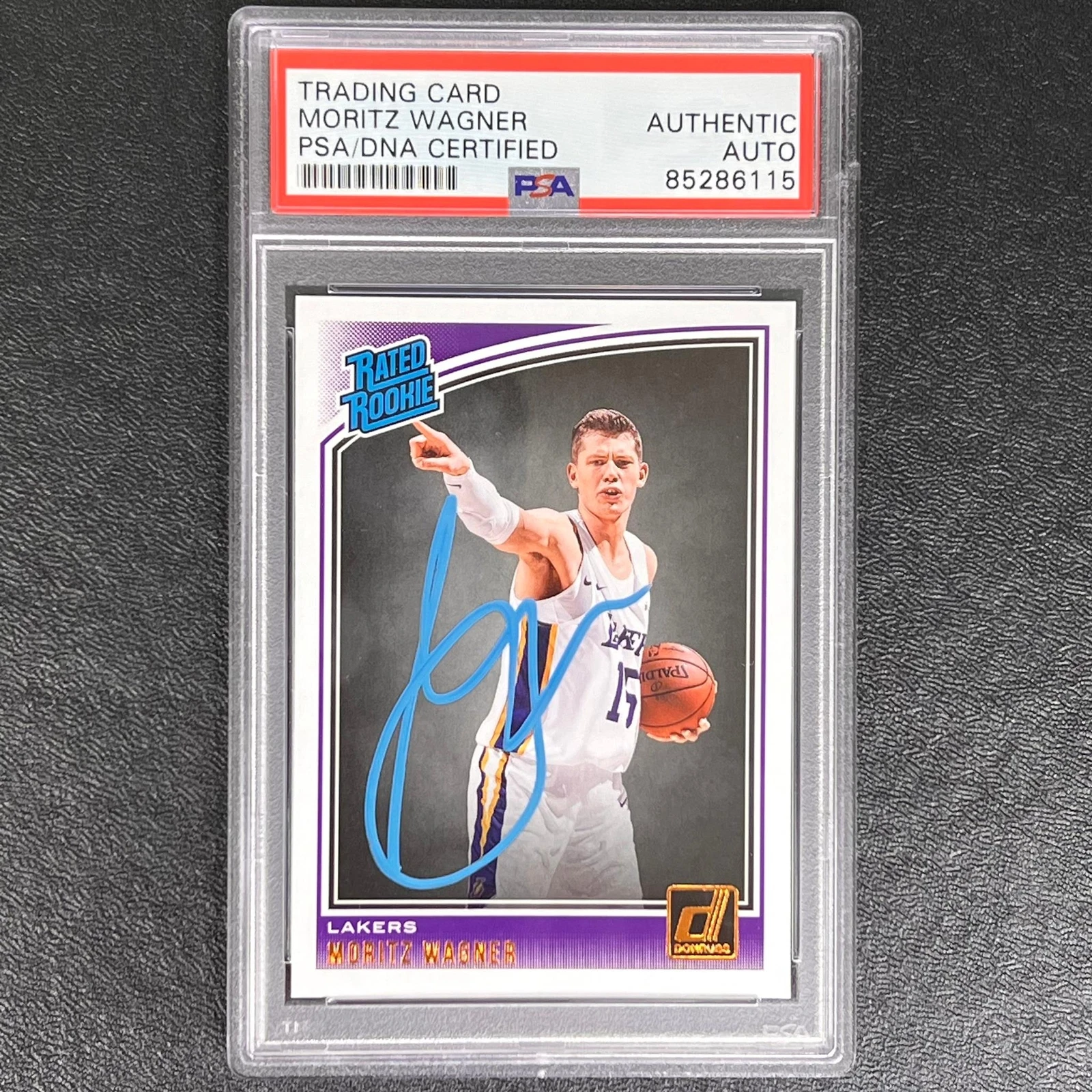 2018-19 Panini Donruss #197 Moritz Wagner Signed Card AUTO PSA/DNA Slabbed RC La