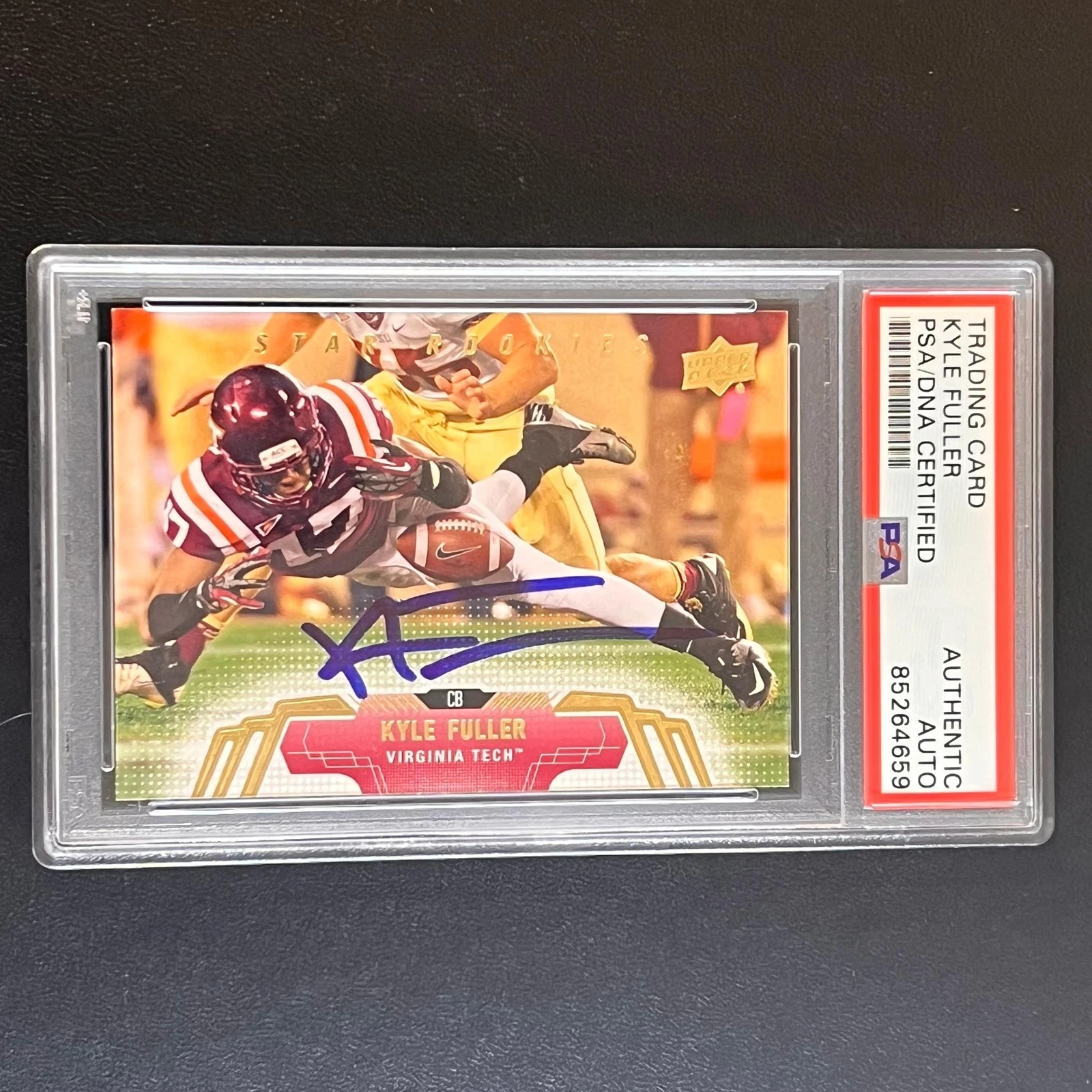 2014-15 Upper Deck Star Rookies #94 Kyle Fuller Signed Card AUTO PSA/DNA Slabbed