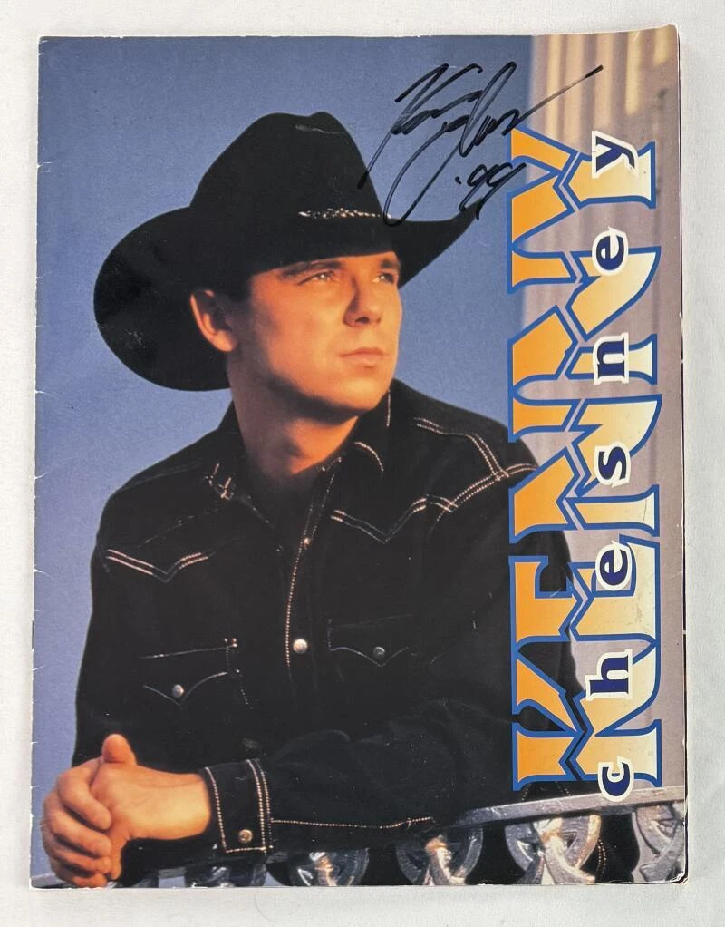 Kenny Chesney Signed Autograph Concert Tour Program Book Country Music Icon JSA
