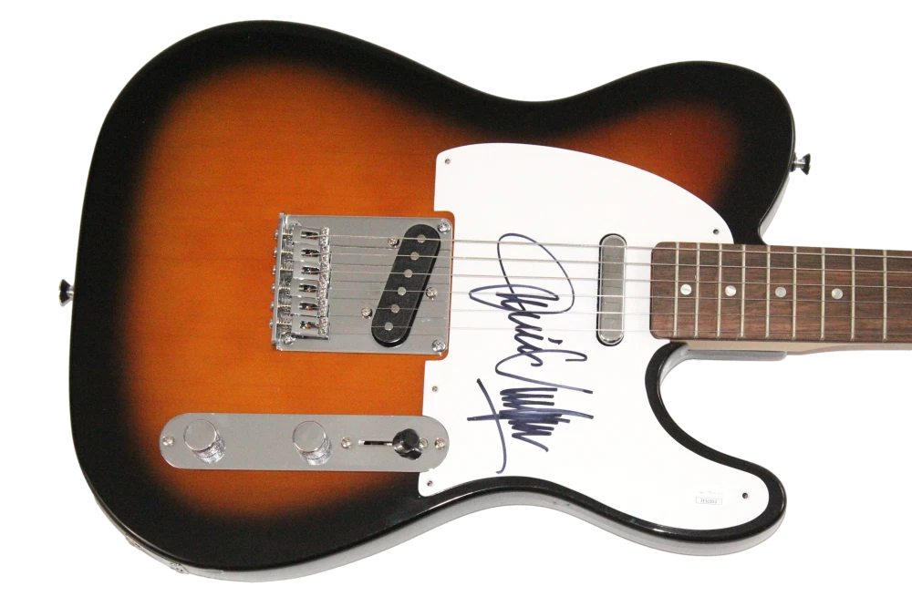 Jimmie Vaughan Signed Autograph Fender Telecaster Guitar w/ JSA COA