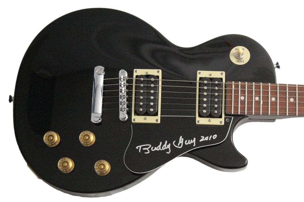 Buddy Guy Signed Autograph Gibson Les Paul Guitar - Blues Icon w/ JSA COA