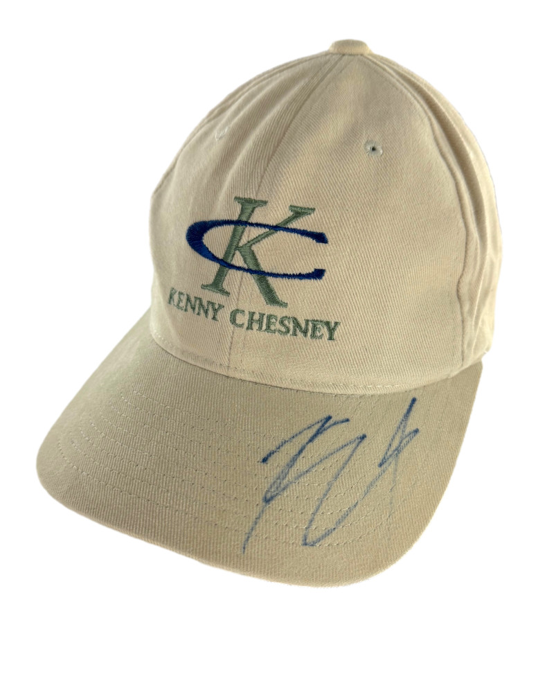 Kenny Chesney Signed Autograph Logo Baseball Hat Cap - Country Music Icon w/ JSA