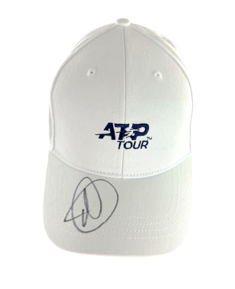 Novak Djokovic Signed Autograph Tennis Cap Hat - 24x Grand Slam Champion Beckett