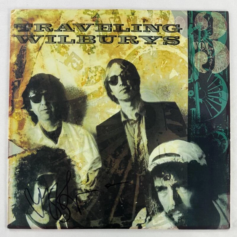 Jeff Lynne EL0 Signed Autograph Album Vinyl Record LP Traveling Wilburys JSA COA