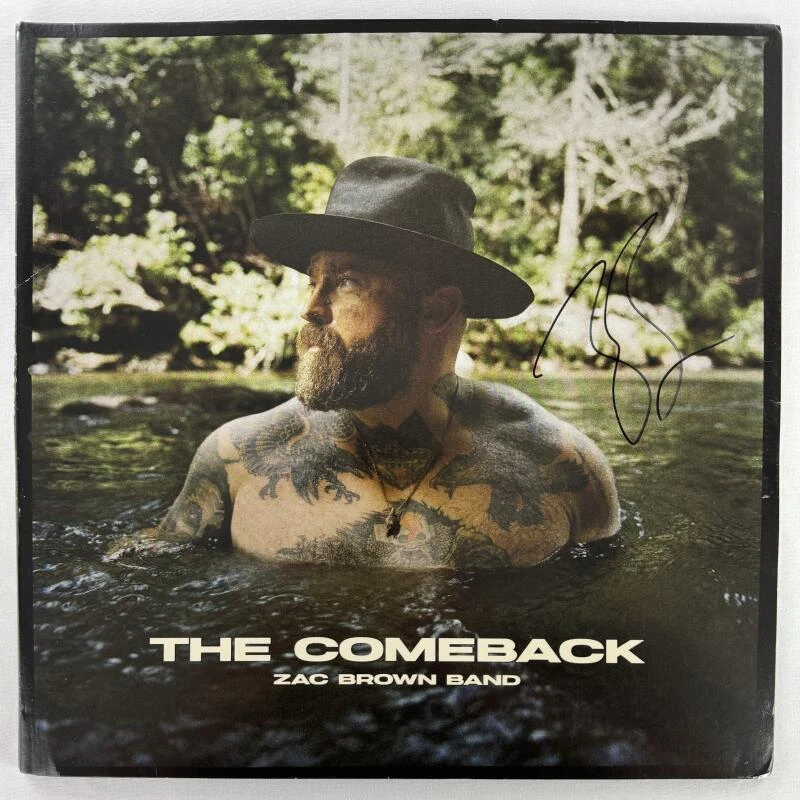 Zac Brown Signed Autograph Album Vinyl Record LP - The Comeback Band w/ Beckett