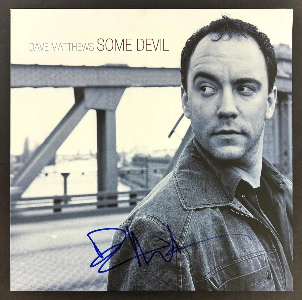 Dave Matthews Signed Autograph Album Vinyl Record LP - Some Devil w/ Beckett COA