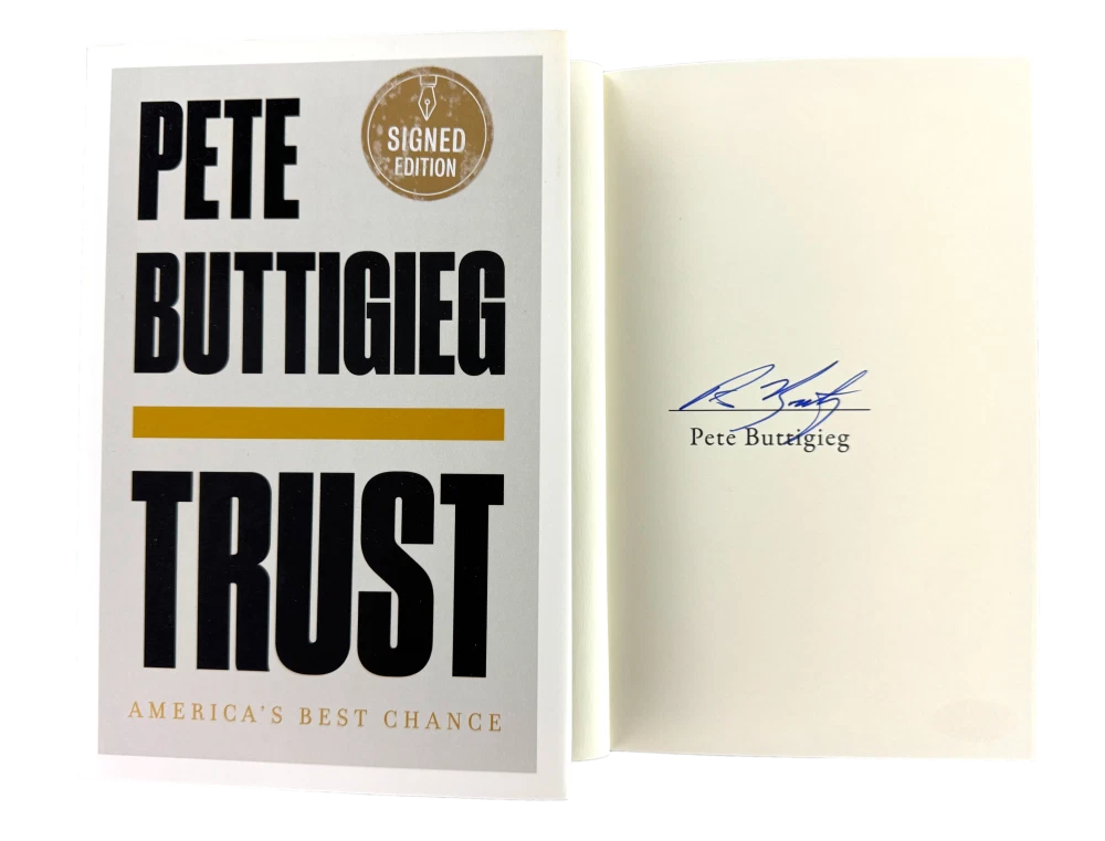 Mayor Pete Buttigieg Signed Autograph 1st Ed Trust Book - 2028 President JSA COA