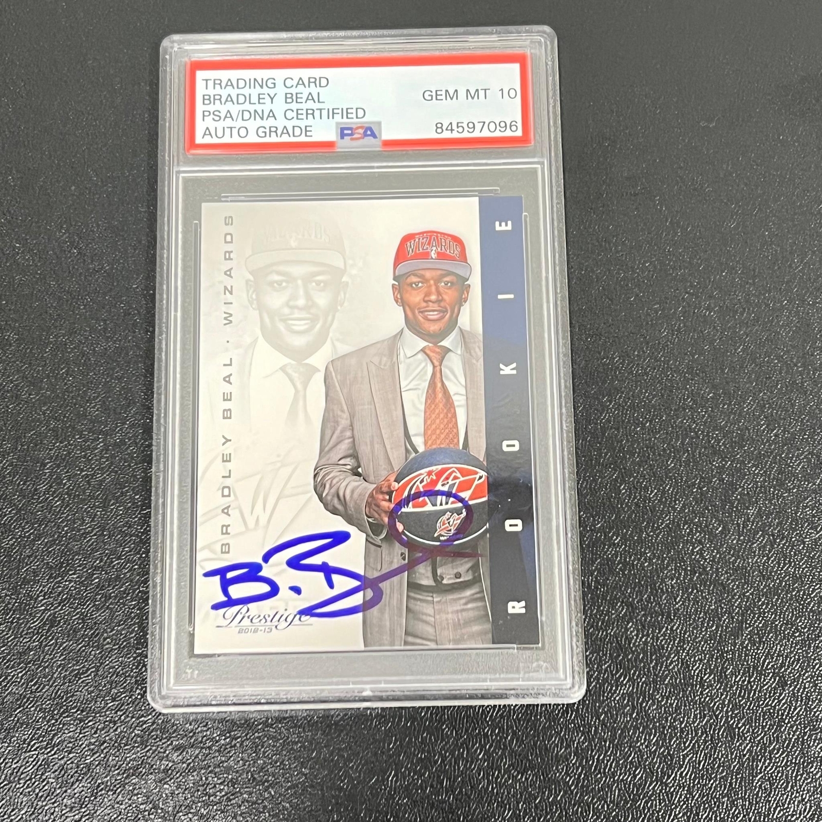 2012-13 Panini Prestige #212 Bradley Beal Signed Card AUTO 10 PSA Slabbed RC Roo