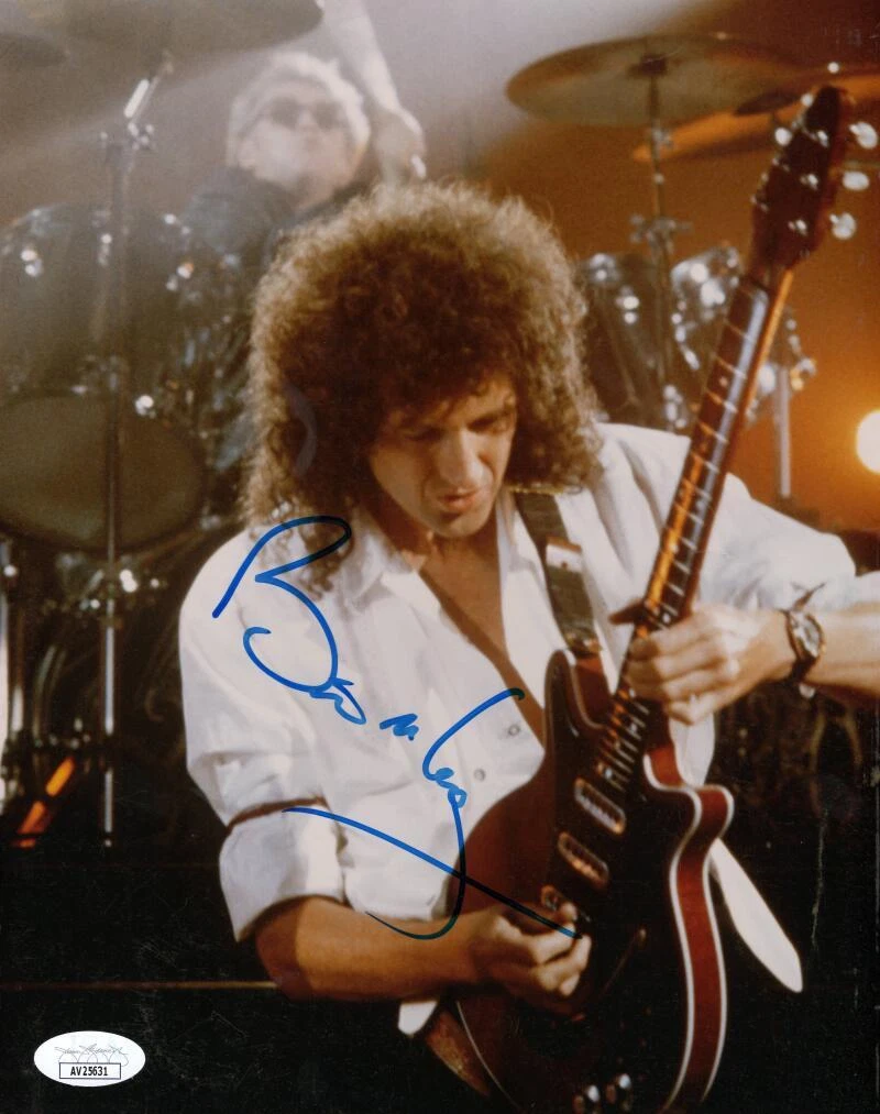 Brian May Queen Signed Autograph 8x10 Photo - A Night at the Opera w/ JSA COA