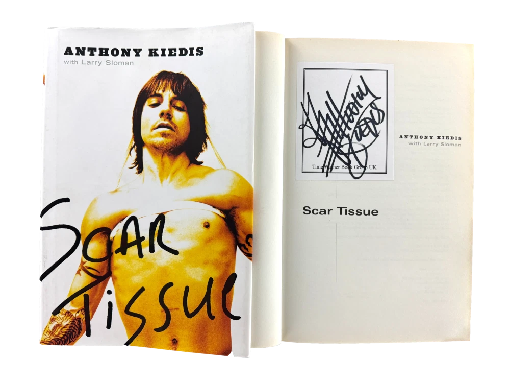 Anthony Kiedis Red Hot Chili Peppers Signed Autograph Scar Tissue Book - Beckett