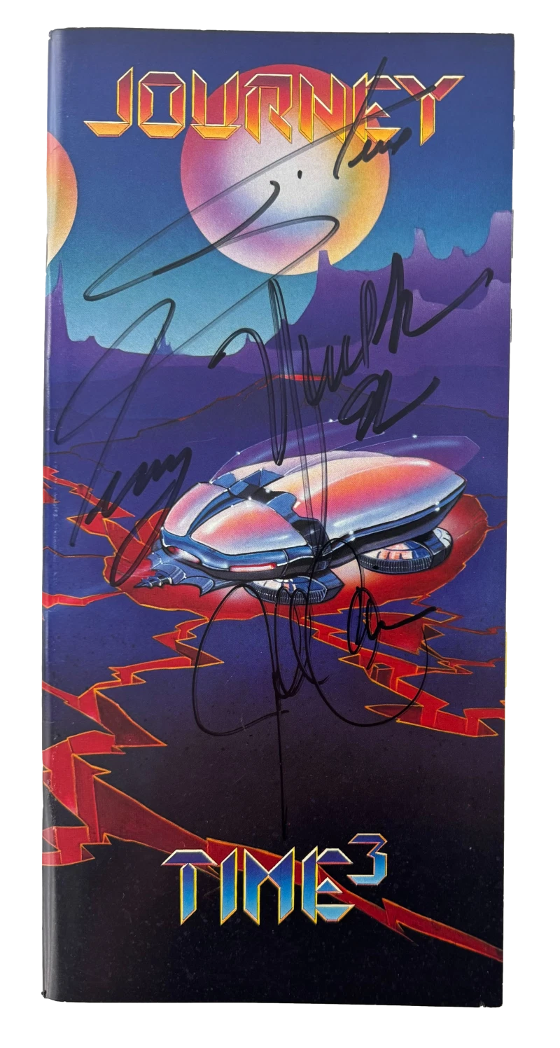 Steve Perry Neal Schon & JCain Signed Autograph Journey CD Boxed Set Booklet BAS