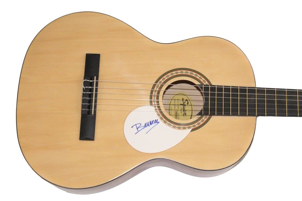 Beyonce Knowles Signed Autograph Fender Acoustic Guitar Lemonade w/ Beckett COA