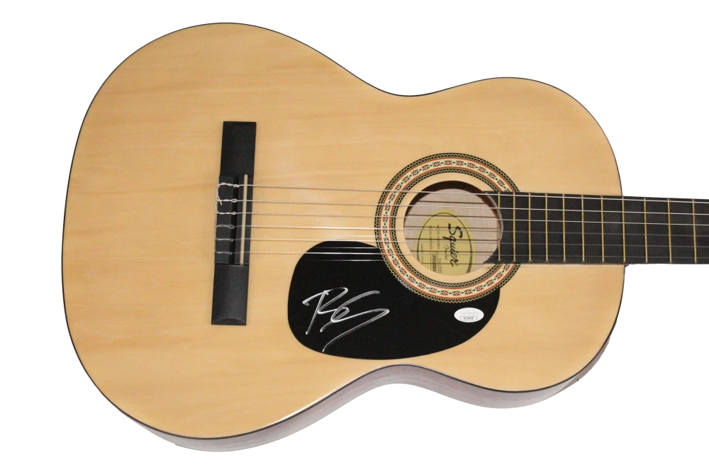 Blake Shelton Signed Autograph Fender Acoustic Guitar - Red River Blue JSA COA