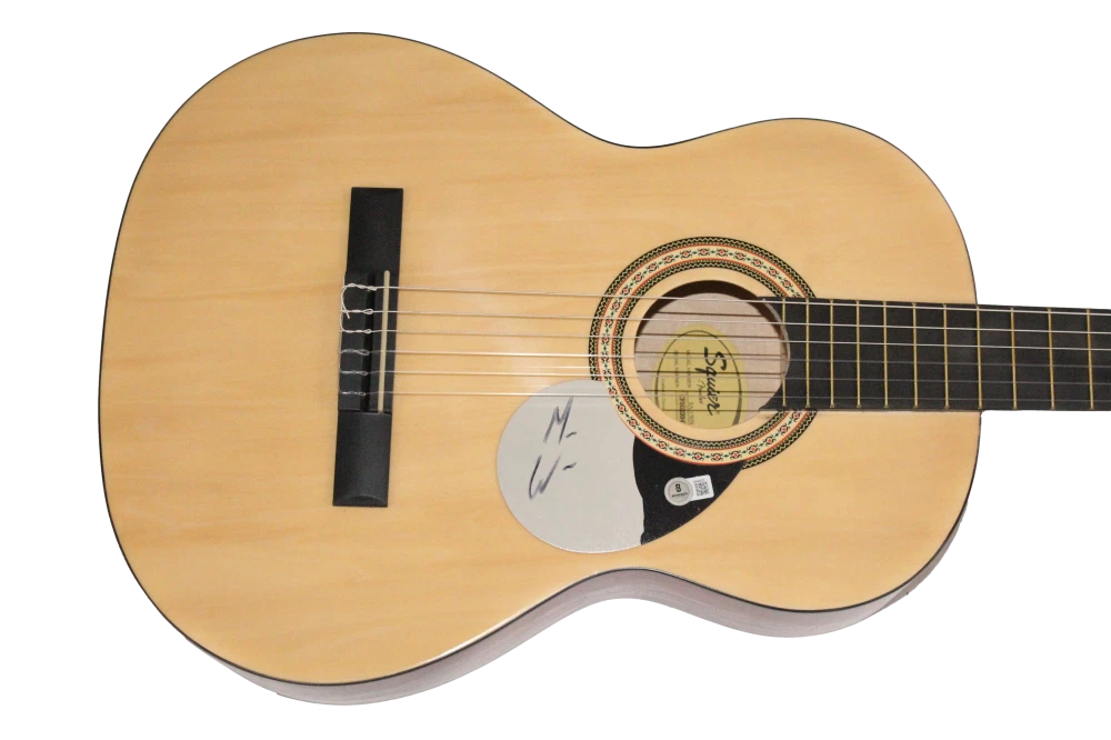 Morgan Wallen Signed Autograph Fender Acoustic Guitar - One Thing At A Time BAS
