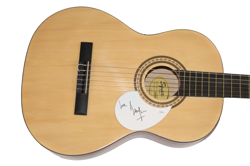 Bill Wyman The Rolling Stones Signed Autograph Fender Acoustic Guitar JSA COA