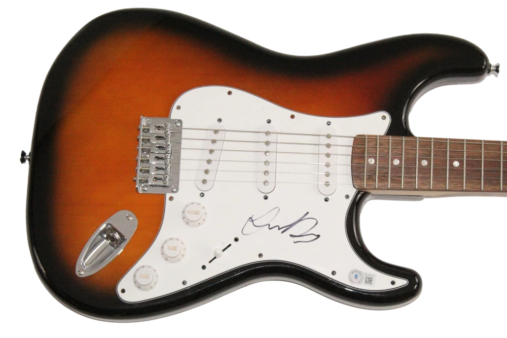 Justin Bieber Signed Autograph Fender Electric Guitar Belive Purpose Beckett COA