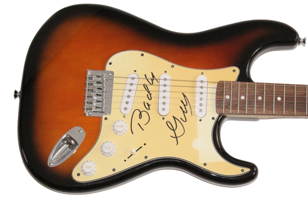 Buddy Guy Signed Autograph Fender Electric Guitar - Blues Legend w/ JSA COA