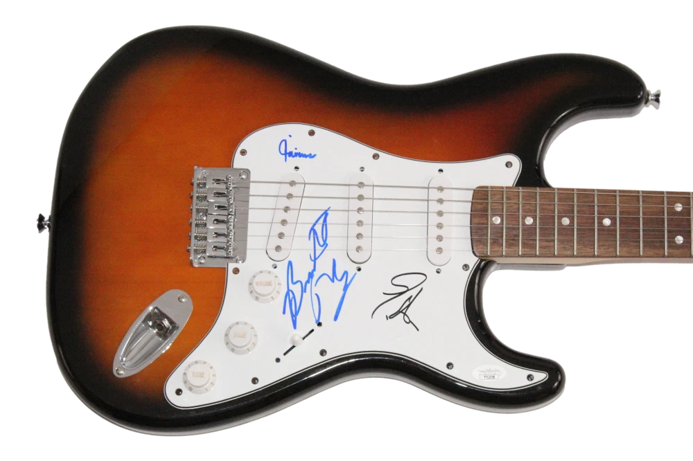 Gregg Allman Butch Trucks & Jaimoe Signed Autograph Fender Guitar - Brothers JSA