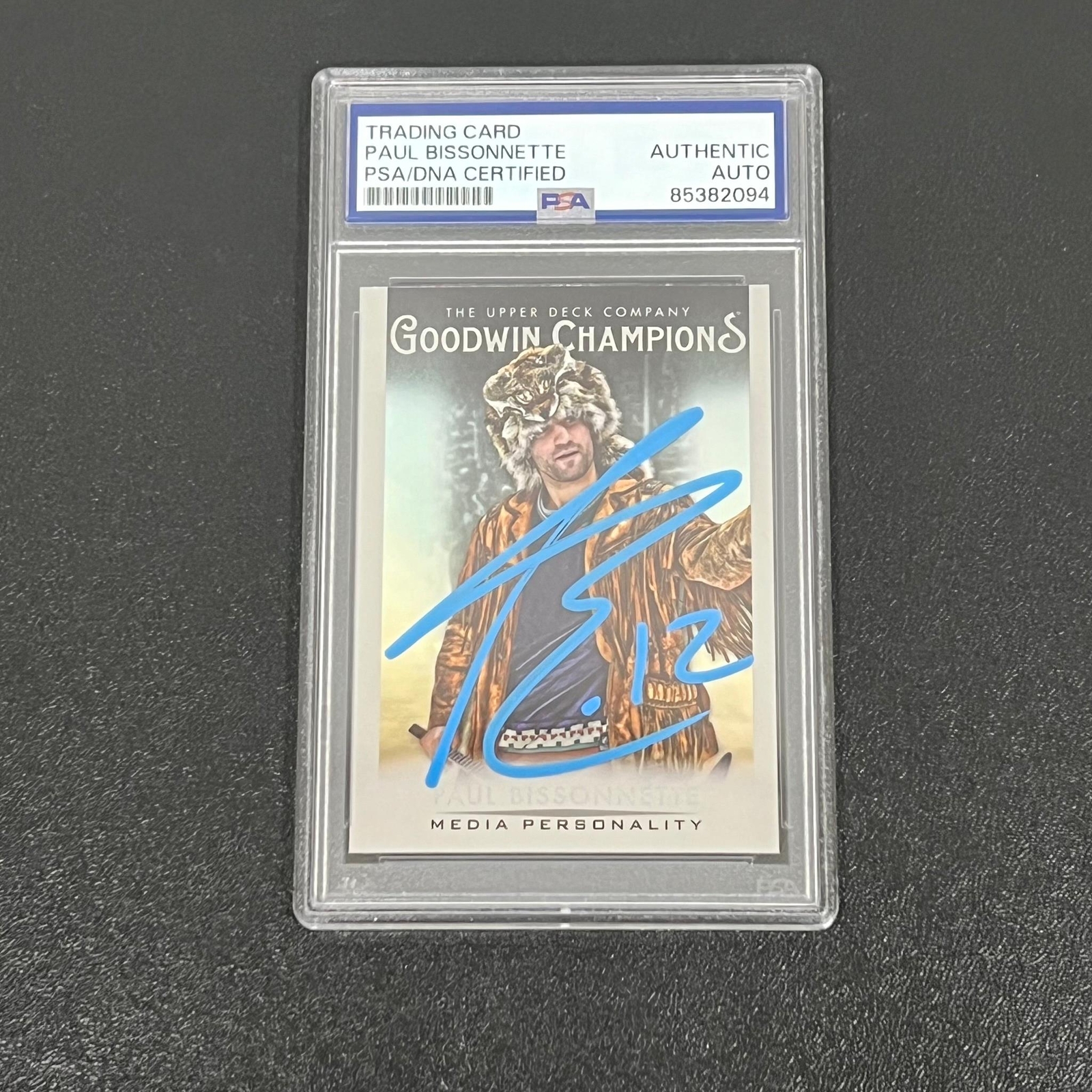 2021 The Upper Deck Goodwin Champions #39 Paul Bissonnette Signed Card AUTO PSA