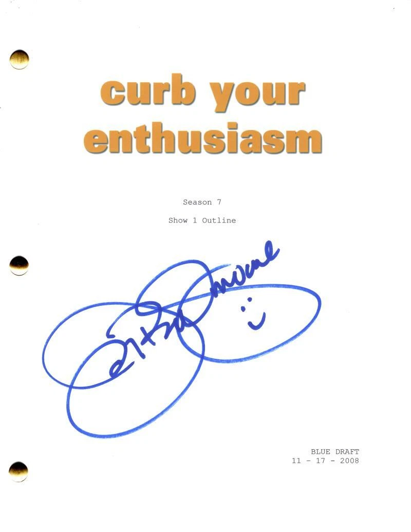 JB Smoove Leon Black Signed Autograph Curb Your Enthusiasm 9 Page Script Outline