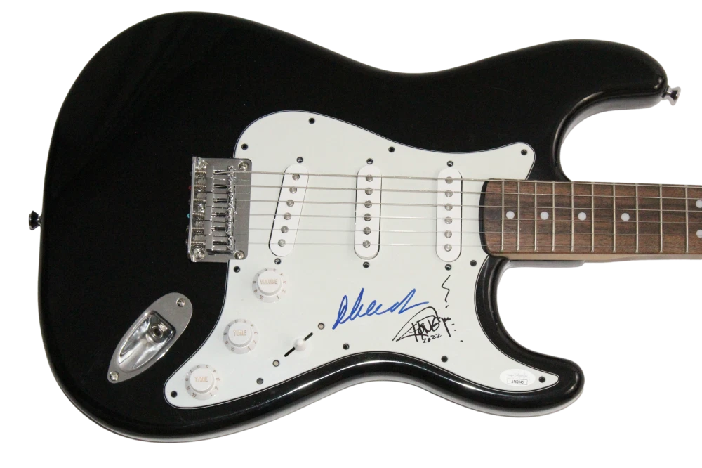Cheech & Chong Signed Autograph Fender Stratocaster Electric Guitar w/ JSA COA