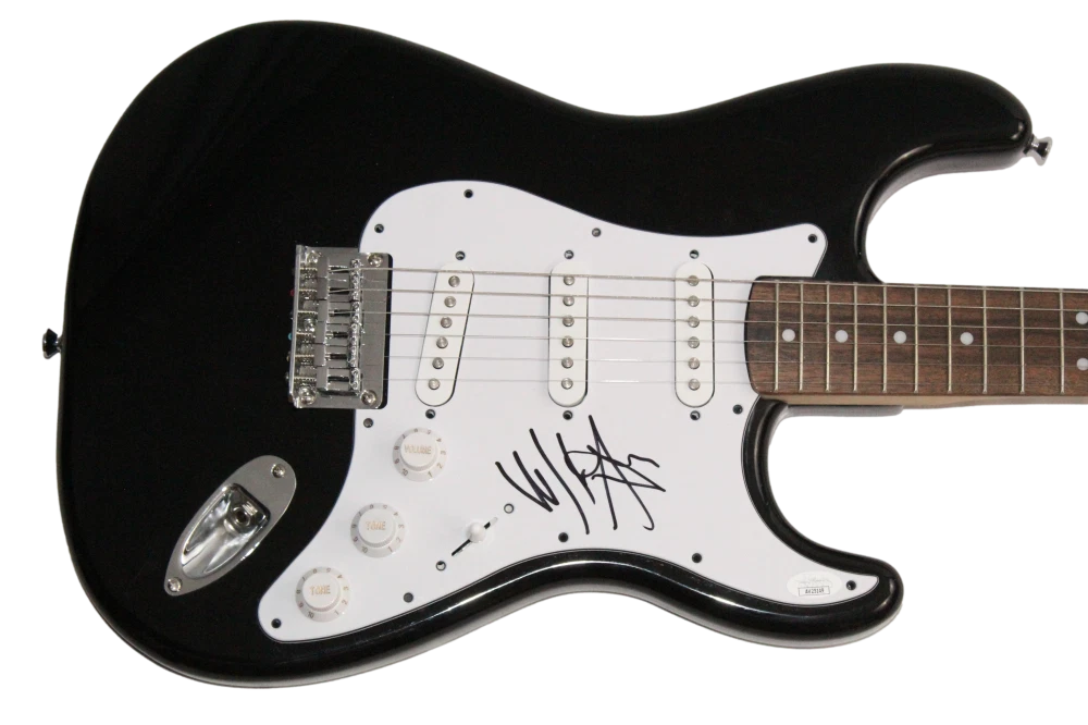 Will I Am of Black Eyed Peas Signed Autograph Fender Electric Guitar w/ JSA COA