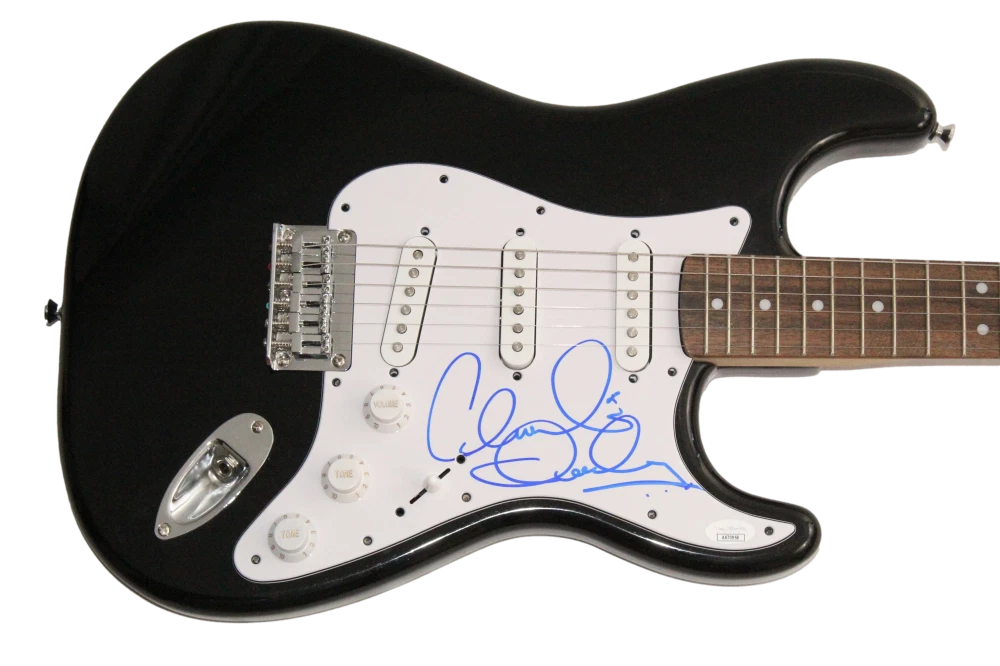 Charlie Overbey Signed Autograph Full Size Fender Electric Guitar w/ JSA COA