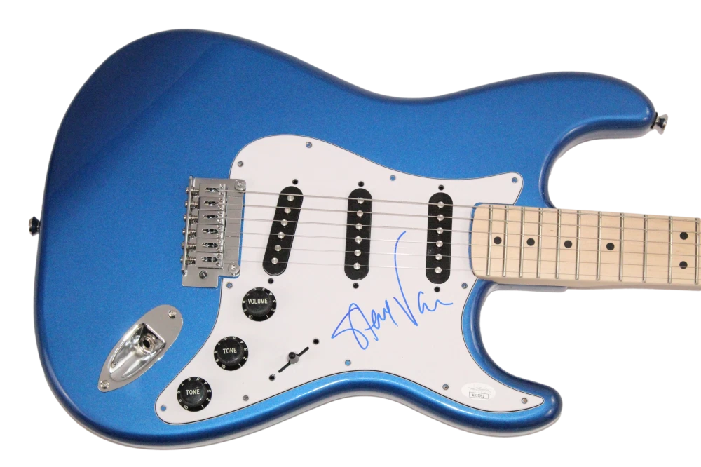 Steve Vai Signed Autograph Fender Electric Guitar - Frank Zappa Band JSA COA