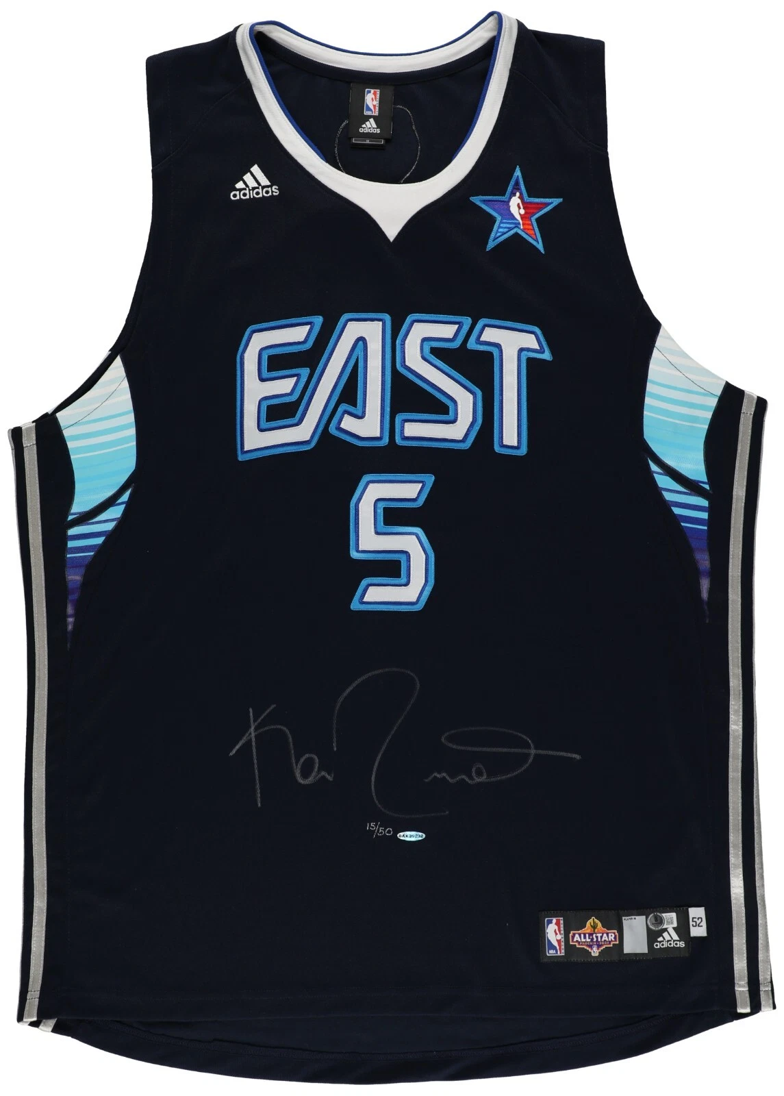 Kevin Garnett Signed 2009 NBA All Star Game Jersey UDA Upper Deck Certified