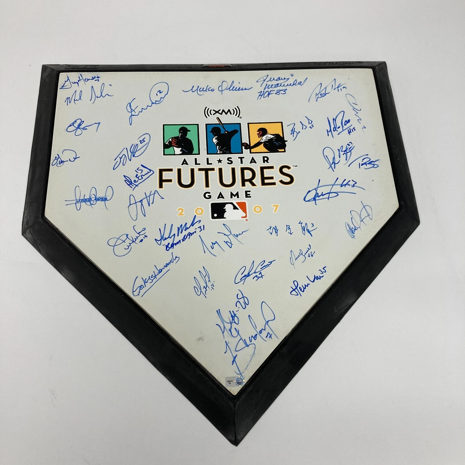 2007 All Star Game Futures Game Team Signed Home Plate Joey Votto  MLB Authentic