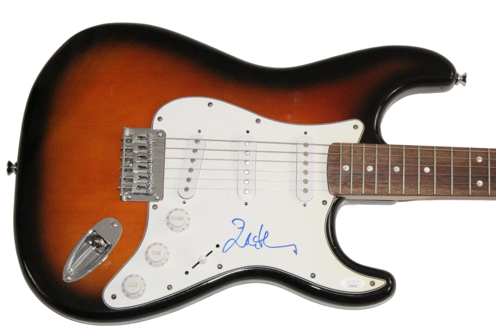 Ian Hunter Signed Autograph Fender Electric Guitar Mott the Hoople w/ JSA COA