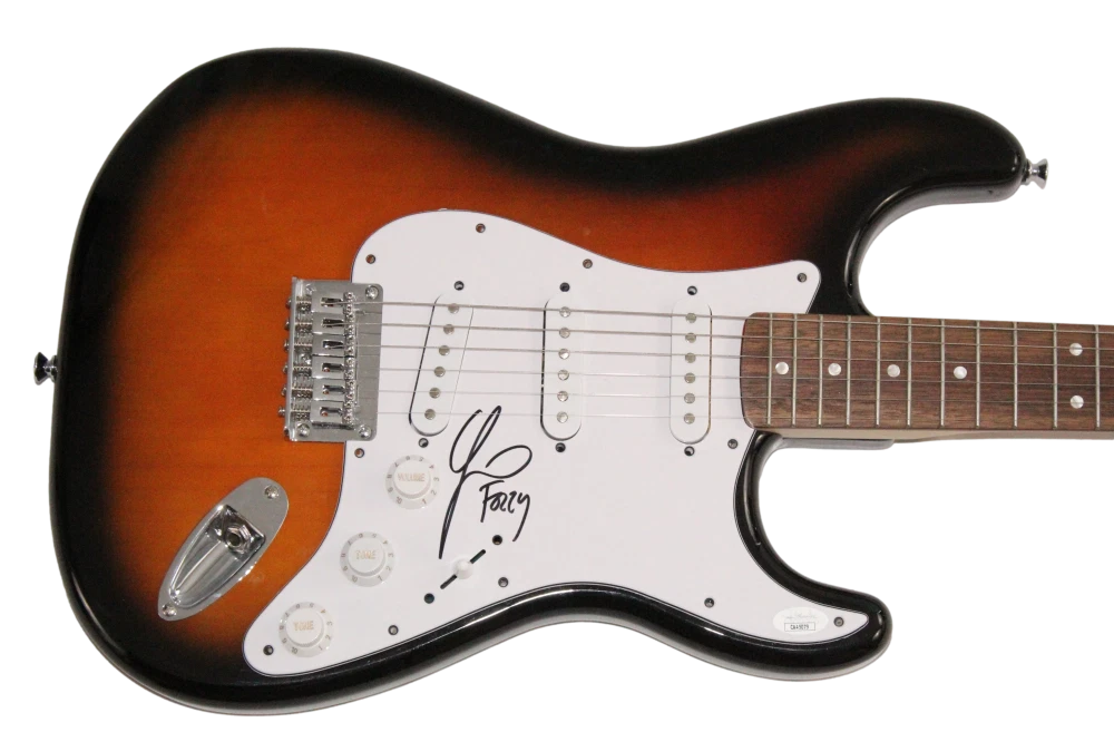 Chris Jericho Fozzy WWE Signed Autograph Fender Electric Guitar w/ JSA COA