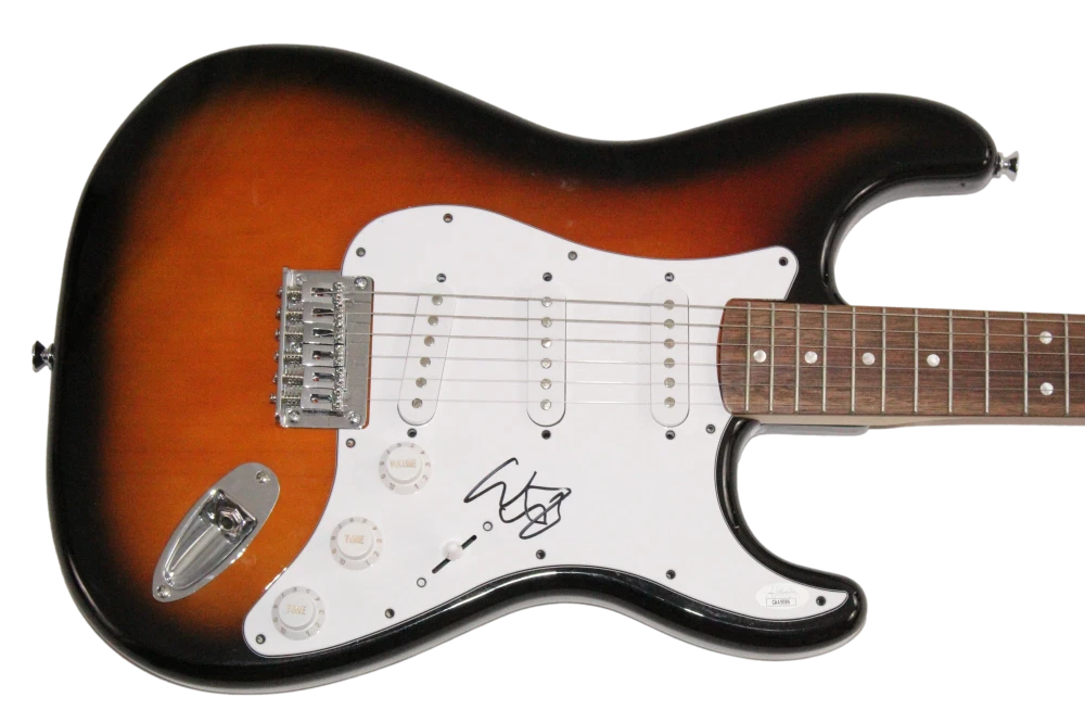 Winston Marshall Signed Autograph Fender Electric Guitar Mumford & Sons JSA COA