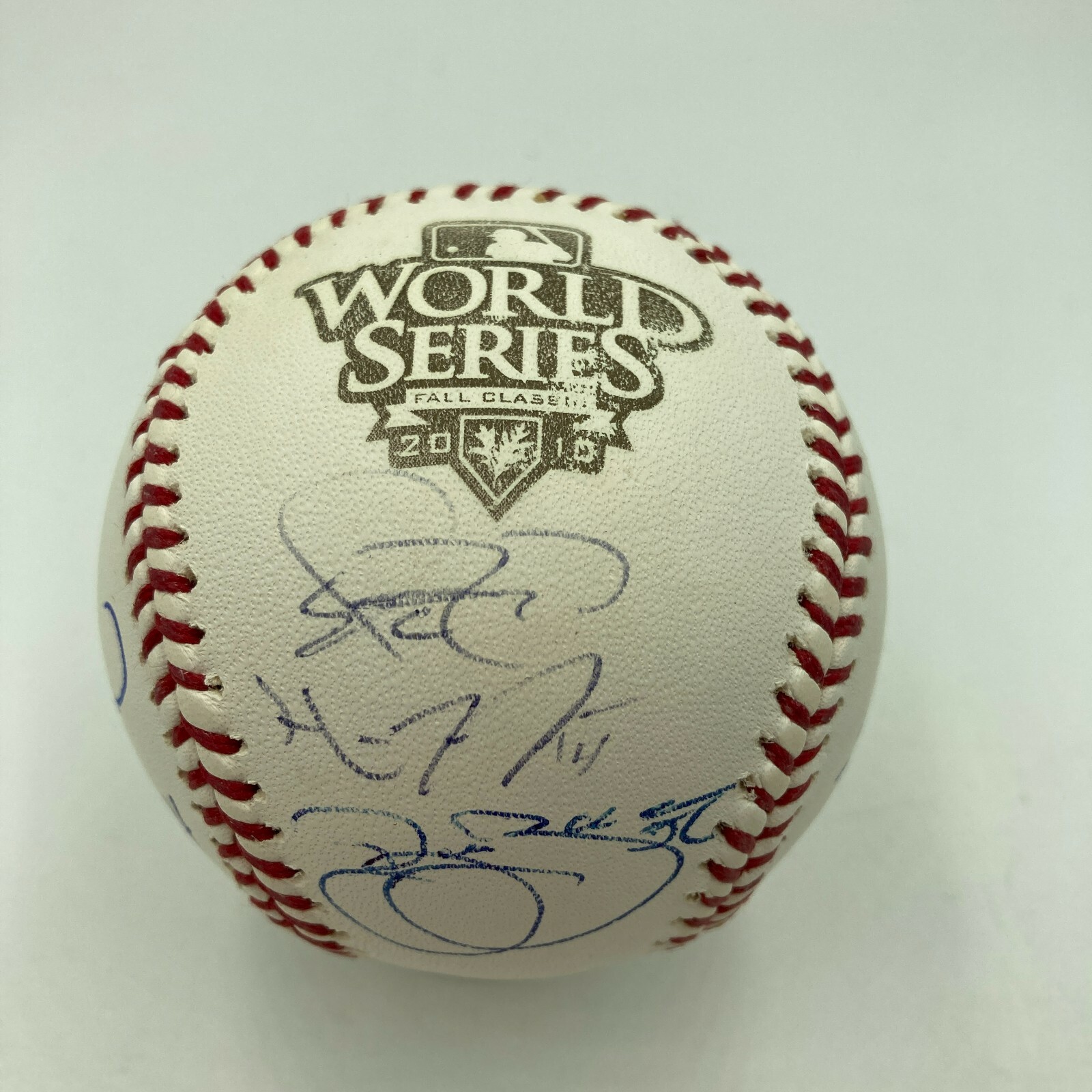 2010 San Francisco Giants W.S. Champs Team Signed Baseball Tristar Hologram