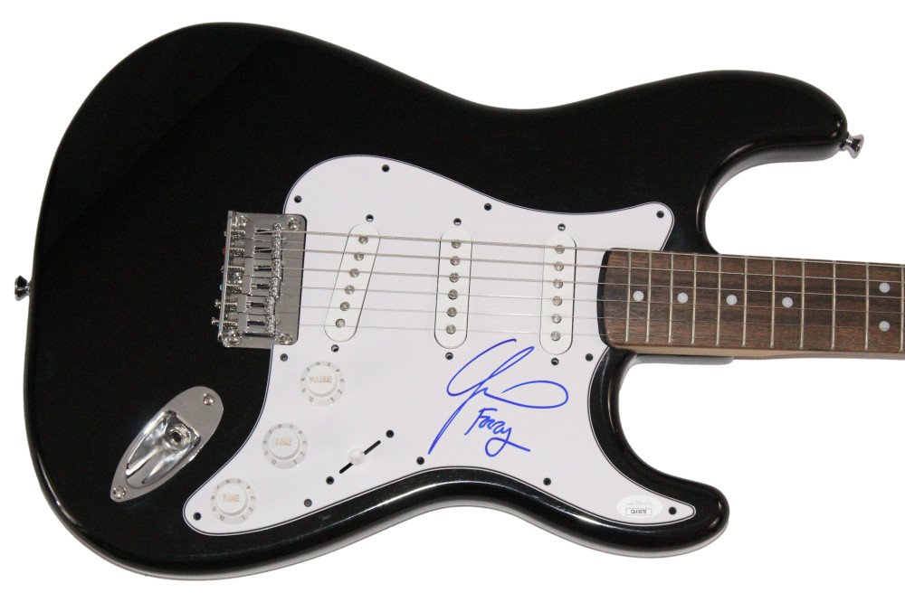Chris Jericho Fozzy Signed Autograph Fender Stratocaster Electric Guitar JSA COA