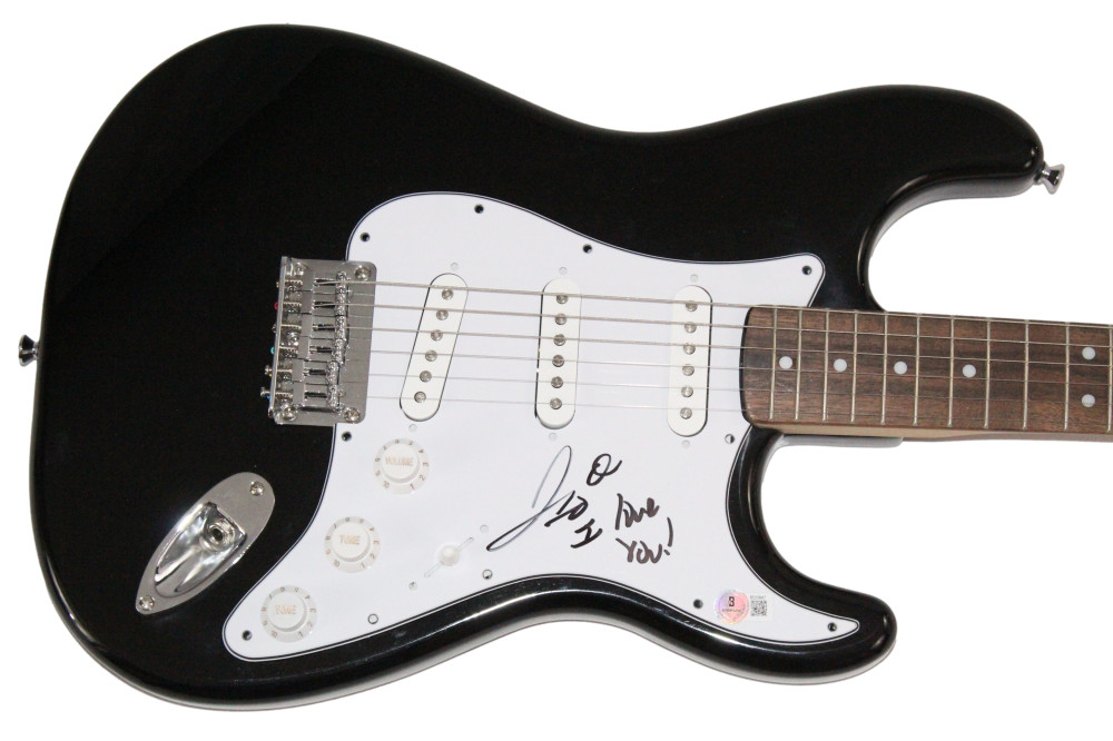 Teddy Swims Signed Autograph Fender Stratocaster Electric Guitar w/ Beckett COA