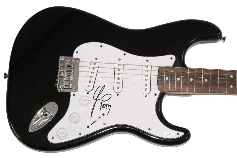 Chris Jericho Fozzy WWE Signed Autograph Stratocaster Electric Guitar w/ JSA COA