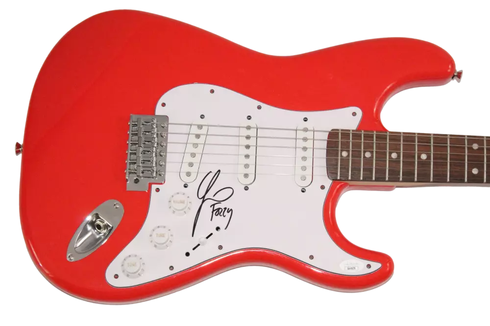Chris Jericho Fozzy WWE Signed Autograph Electric Guitar Happenstance w/ JSA COA
