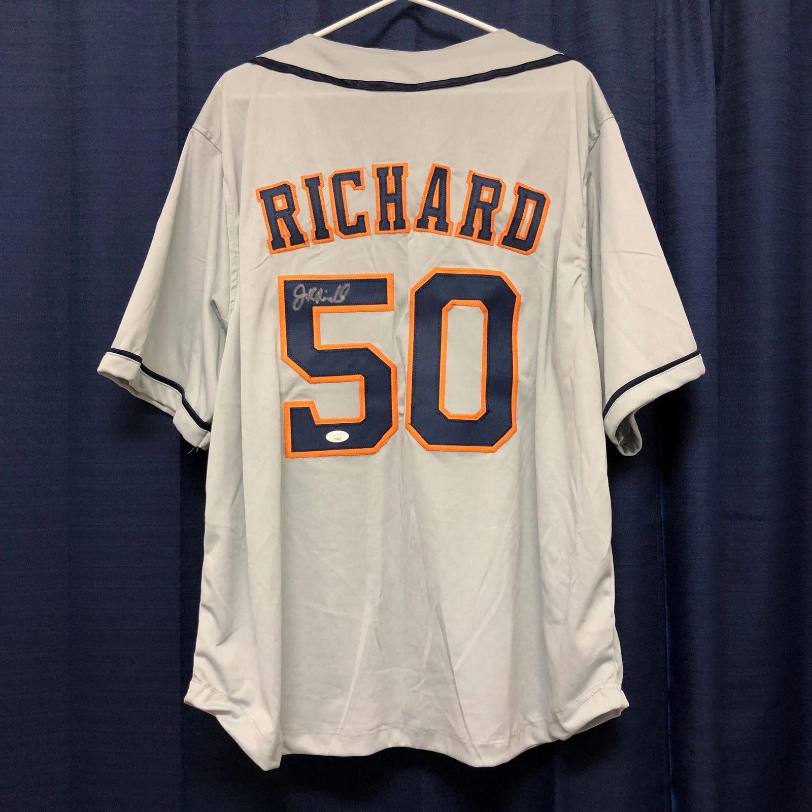 JR Richard Signed Jersey JSA Houston Astros Autographed
