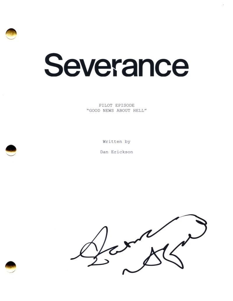 Patricia Arquette Signed Autograph Severance Pilot Script Screenplay - Harmony
