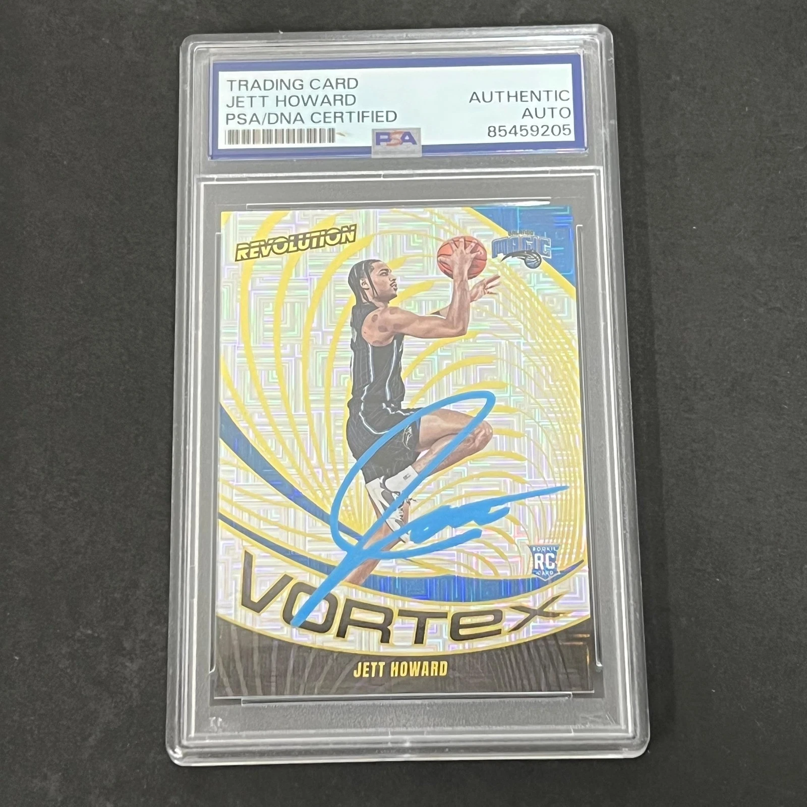 2023-24 Panini Prizm #11 Jett Howard Signed Card AUTO PSA/DNA Slabbed RC Magic