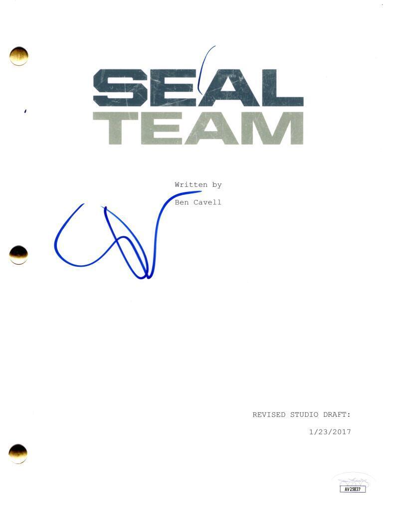 David Boreanaz Signed Autograph Seal Team Full Pilot Script Screenplay - JSA COA