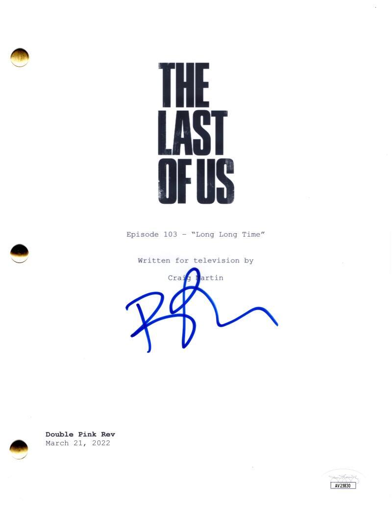 BELLA RAMSEY SIGNED AUTOGRAPH THE LAST OF US PILOT SCRIPT SCREENPLAY W/ JSA COA COLLECTIBLE MEMORABILIA