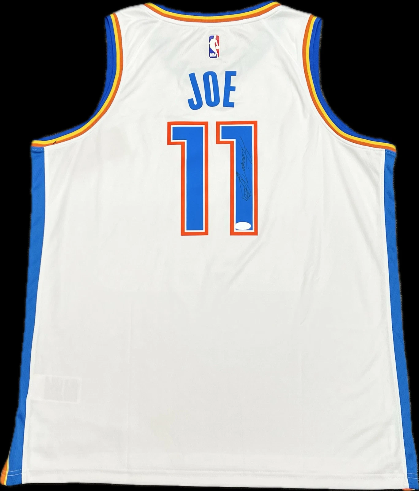 Isaiah Joe Signed Jersey Oklahoma City Thunder Autographed