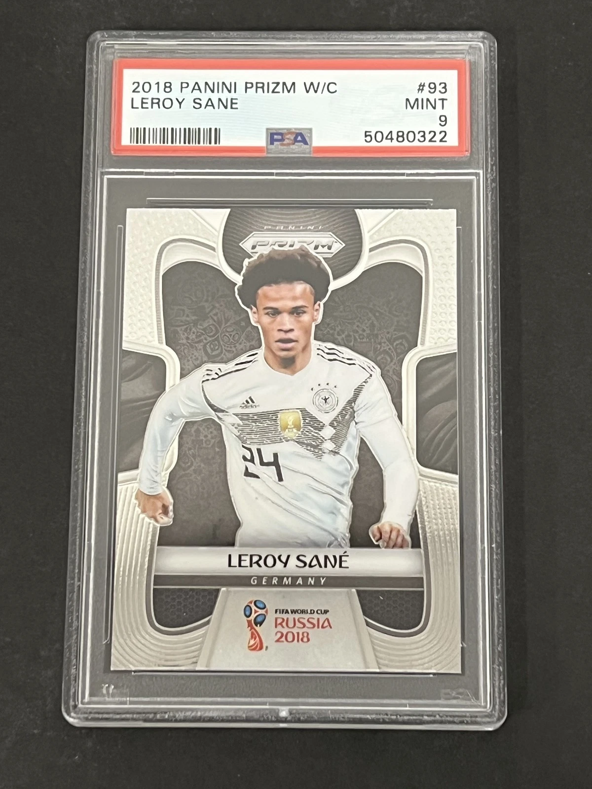2018 Panini Prizm World Cup #93 Leroy Sane PSA 9