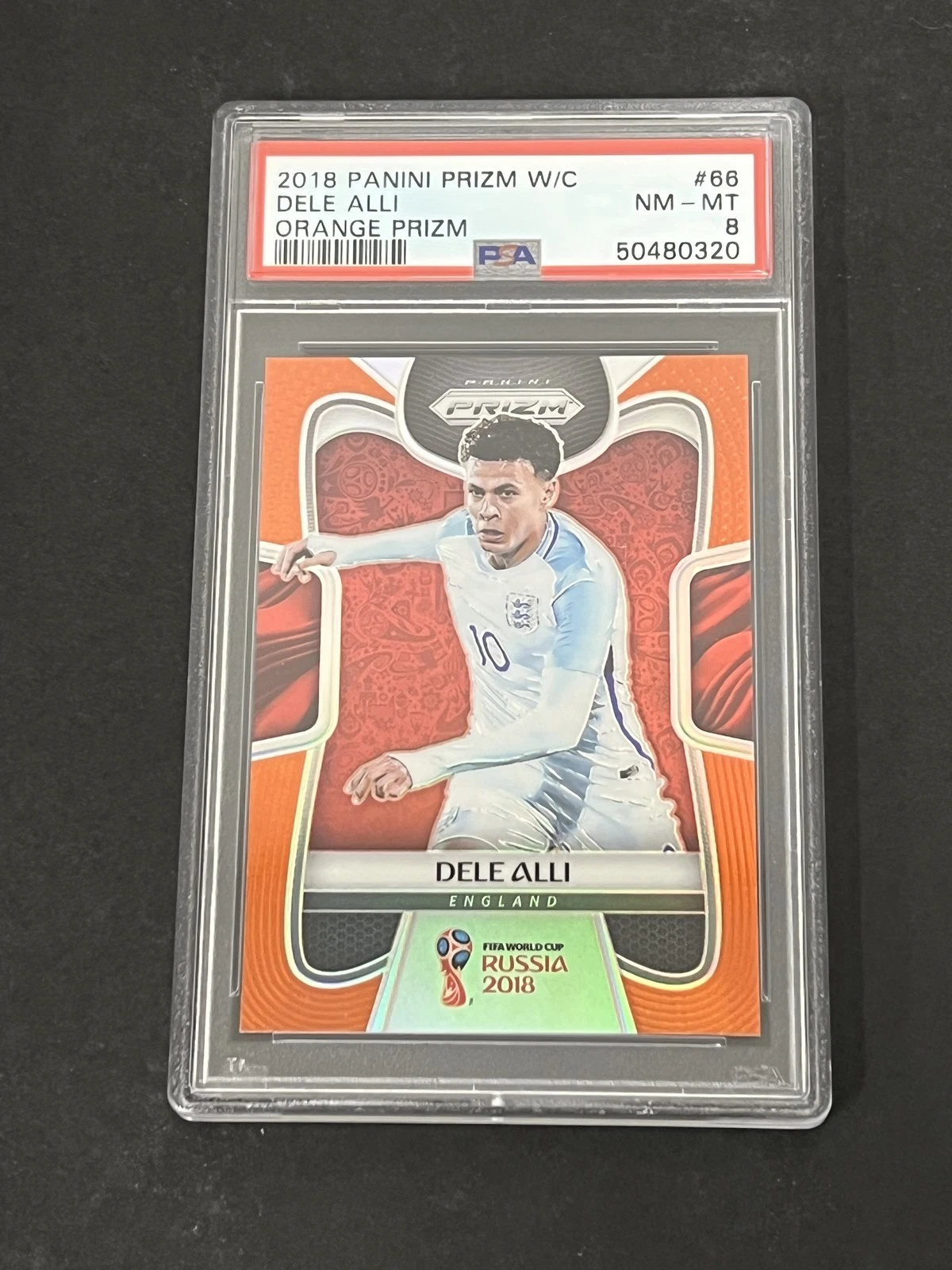 2018 Panini Prizm World Cup #66 Dele Alli PSA 8